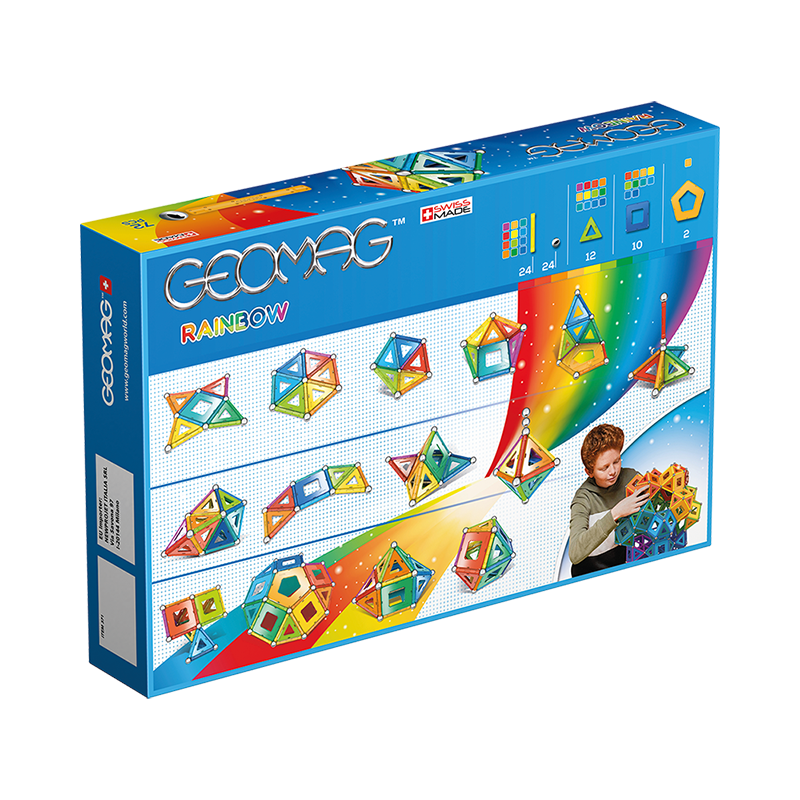 Geomag™ Rainbow Magnetic Construction Toy, 72 pc - Kroger