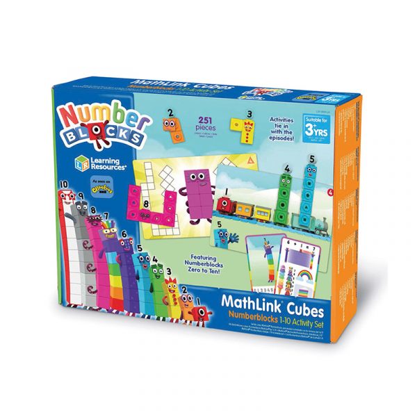 Mathlink® Cubes Numberblocks 1-10 Activity Set