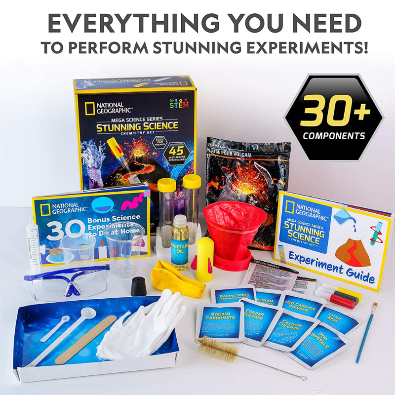 National Geographic Mega Stunning Science Chemistry Kit - The Good