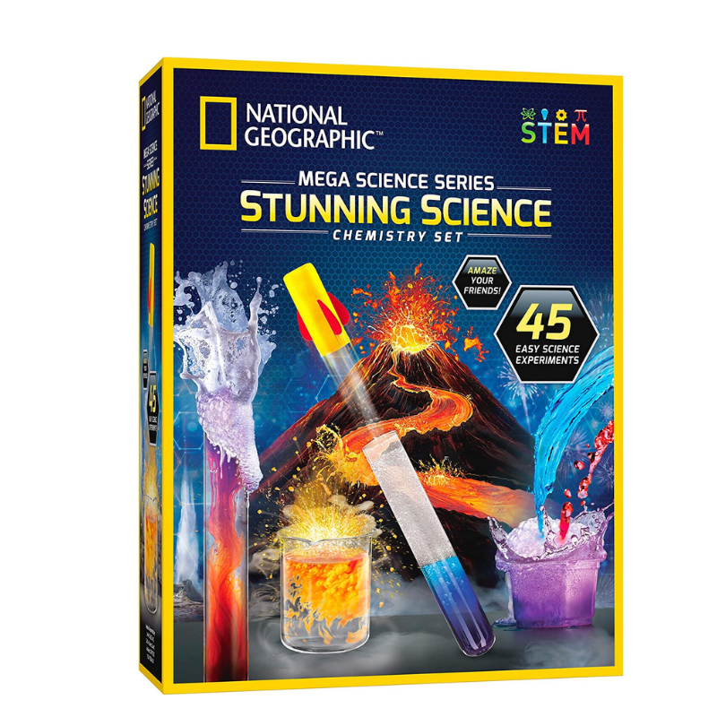 6-in-1 Science Kit for Kids - Chemistry Experiments, Crystal Growing, Fizzy  Reactions, and More - DIY STEM Educational Learning Science Kits - Ages